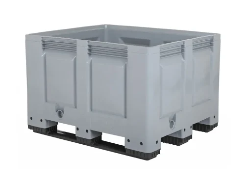 BIG BOX Kunststof Palletbox – Grijs – 1200 x 1000 mm