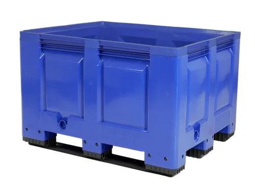 BIG BOX Kunststof Palletbox – Blauw – 1200 x 1000 mm
