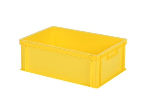 Kunststof Stapelbak – Geel – 600 x 400 x H 220 mm