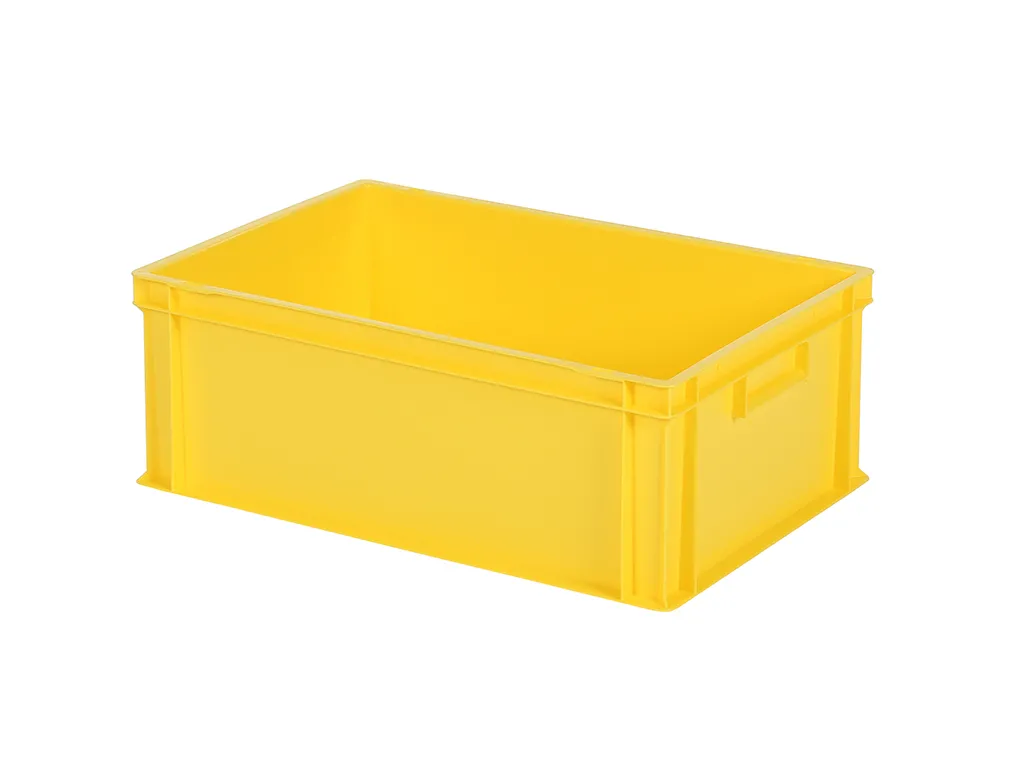 Kunststof Stapelbak - Geel - 600 x 400 x H 220 mm