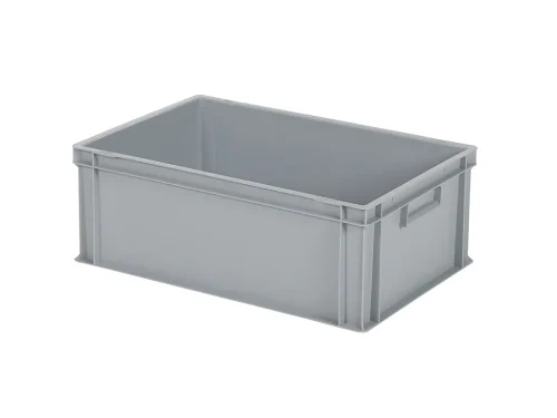 Kunststof Stapelbak – Grijs – 600 x 400 x H 220 mm