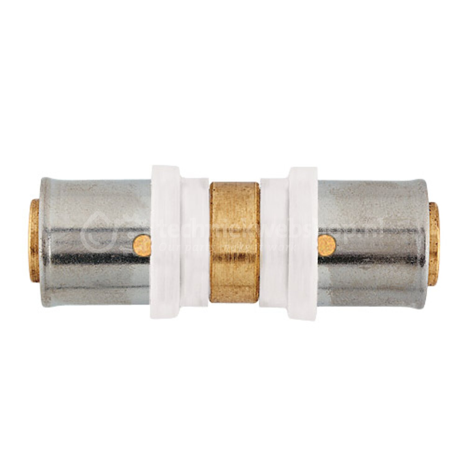 Albrand 11.952 Perskoppeling TH - 20×2,0 - Recht 1-delig