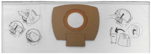 Makita P-72899 Fleece Stofzak 10 Liter – 5 Stuks