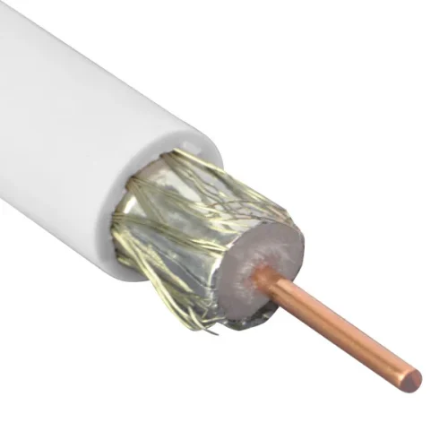 BEDEA TELASS 100 Coaxkabel 75 Ohm – 100 Meter – Wit