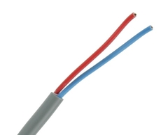Donne Signaalkabel DCA 2×0,8mm grijs 100 meter rol