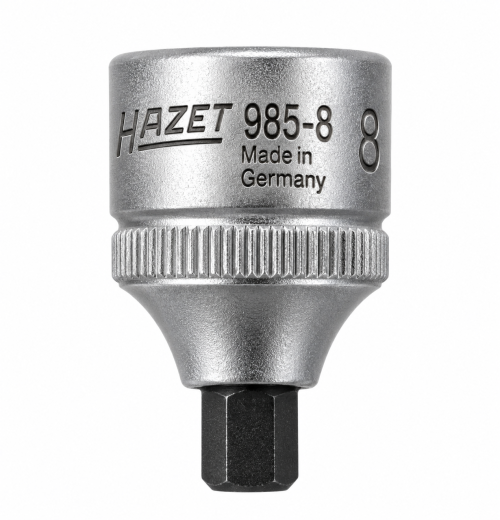 HAZET 985-8 Inbus Bitdop 8 mm 1/2″ – Extra Kort