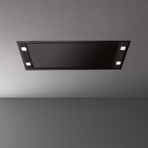 Falmec STELL97BL - Plafondafzuigkap - 90 cm - Zwart - Incl. Motor