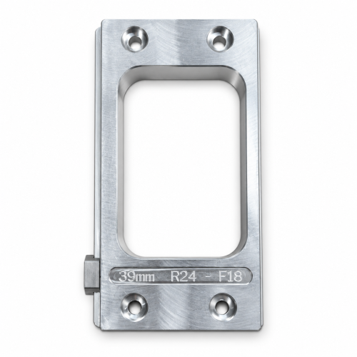 HMB Aluminium Sluitplaat Freesmal 39 mm R24 F18