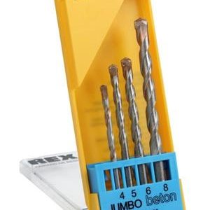 Rex Jumbo Betonborenset 4/5/6/8 mm