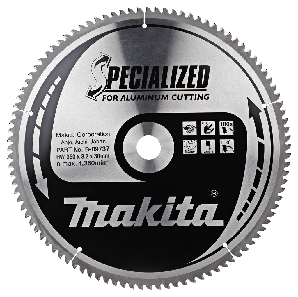 Makita B-09737 Specialized Zaagblad 350×30 mm - 100T