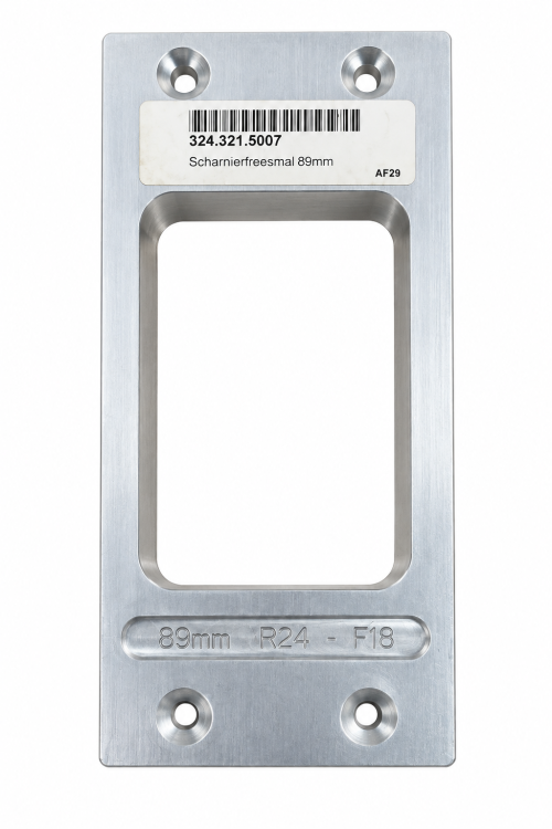 HMB Scharnierfreesmal 89 mm R24 F18 – Aluminium