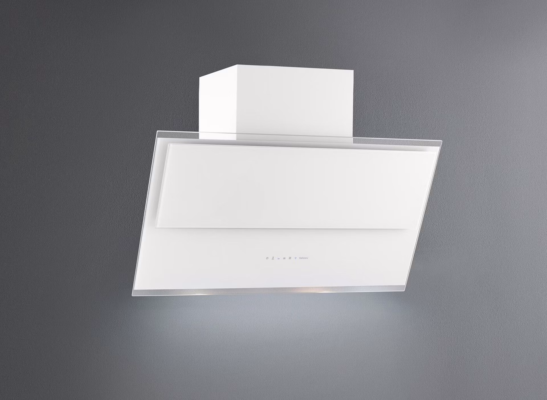Falmec VERSO85G - Wandafzuigkap - 85 cm - Grijs Glas