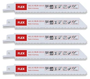 FLEX RS/BI-150 10 VE5 – Reciprozaagblad 150 mm (5 stuks)