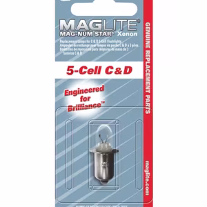 Maglite LMXA501 - Xenon Reservelampje - 5-Cel C en D - Mag-Num Star II