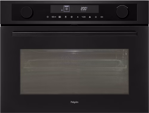 Pelgrim OM340MAT Inbouw Magnetron 45 cm – 50 Liter – Matzwart