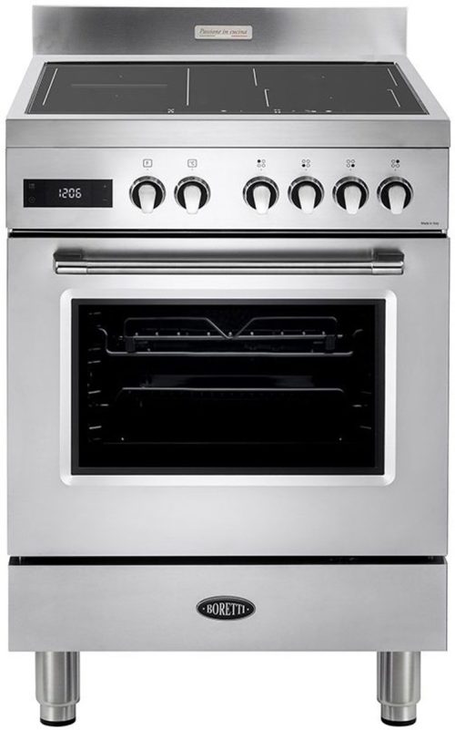 Boretti CFBI604IX Inductiefornuis – 60 cm – 74 Liter – RVS