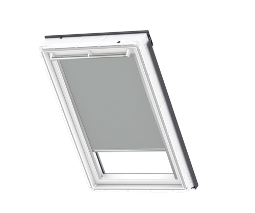 VELUX DFD CK04 3009S Duo Rolgordijn Zwart/Wit – 55 × 98 cm